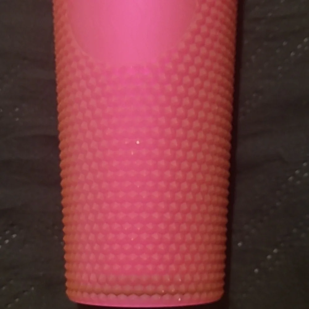 BNWT Starbucks Neon Pink Studded Tumbler - Picture 2 of 6